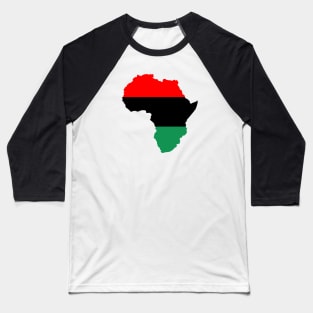 Pan-African flag Baseball T-Shirt